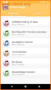 Cuphead Songs Soundtrack screenshot