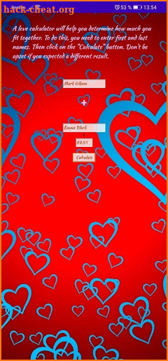 Cupidon - The Love Calculator screenshot