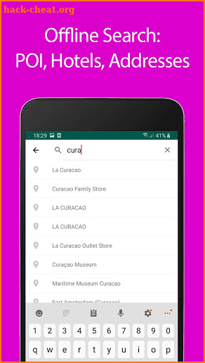 Curacao Offline Map and Travel Guide screenshot