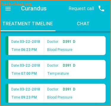 Curandus Patient screenshot