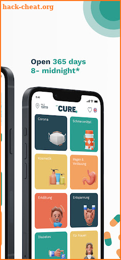 CURE: We deliver health. screenshot