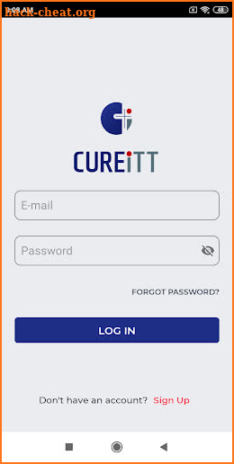 CUREiTT- Clinical Trials screenshot