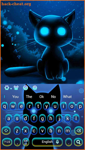 Curious Stalker Cat Keyboard Theme screenshot