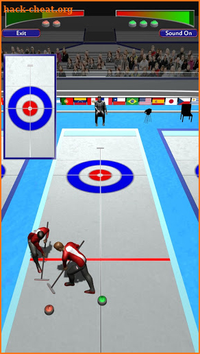 Curling 3D Game Free screenshot