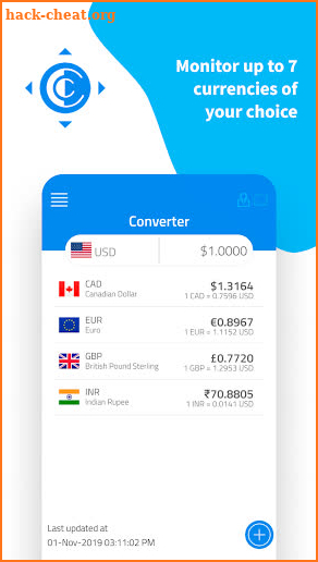Currency Converter and Exchange Rate Alert screenshot