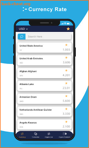 Currency converter- currency exchange rates live screenshot