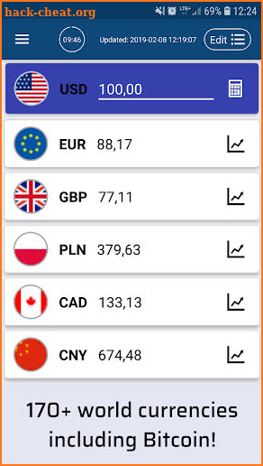 Currency Converter Pro™ Free Exchange Calculator screenshot