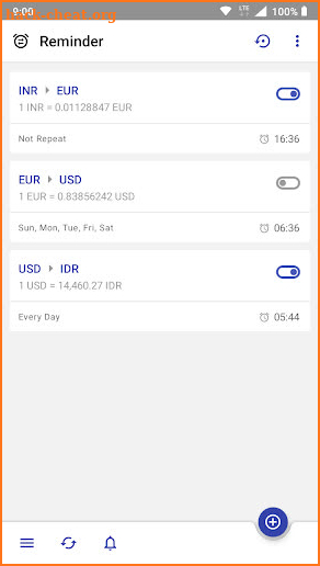 Currency Reminder - Alarm and  screenshot
