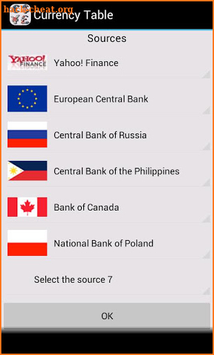 Currency Table (Ad-Free) screenshot