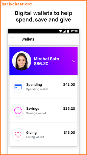 Current debit card and app made for teens screenshot
