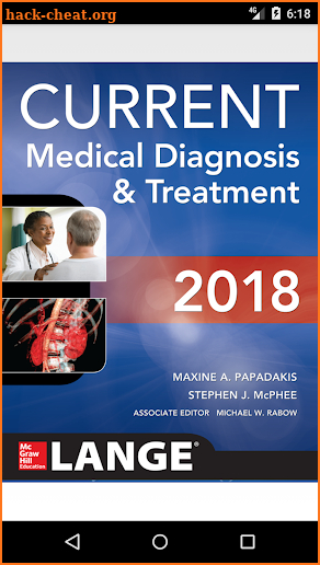 CURRENT Medical Diagnosis and Treatment CMDT 2018 screenshot