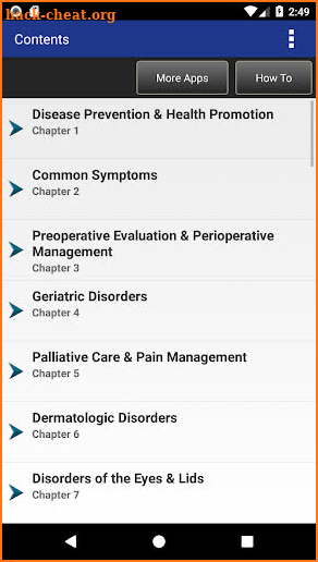 CURRENT Medical Diagnosis and Treatment CMDT 2019 screenshot