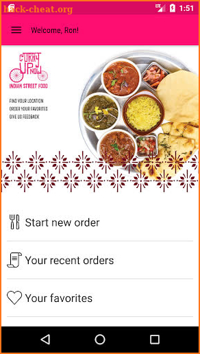 Curry Up Now - Ordering screenshot