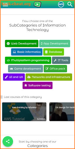 Cursa - free courses with certificate screenshot