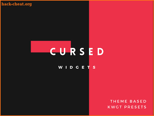 Cursed KWGT - Theme based widgets screenshot
