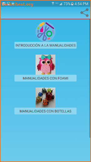 Cursos gratis de manualidades screenshot