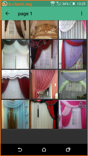 curtains and furnishings مودرن للستائر والمفروشات screenshot