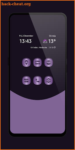 Curved - Purple Icon Pack screenshot
