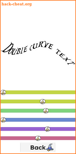 Curvy Fonts - Curved text app screenshot