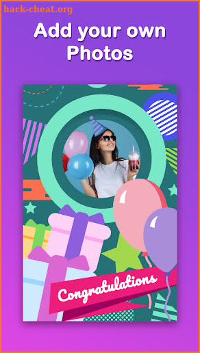 Custom Birthday Cards screenshot