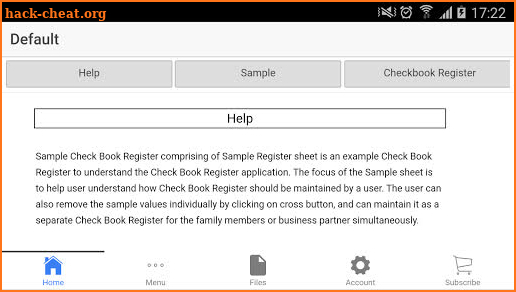 Custom Checkbook Pro screenshot