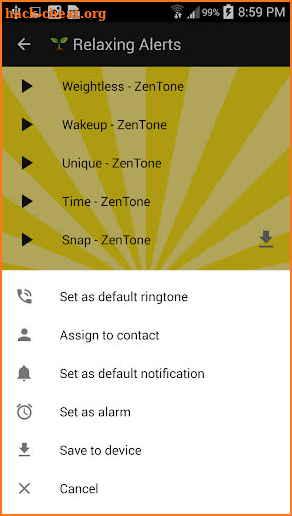 Custom Notification Sounds screenshot