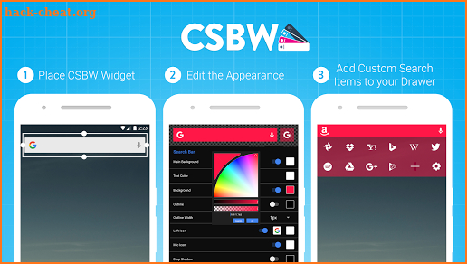 Custom Search Bar Widget CSBW screenshot
