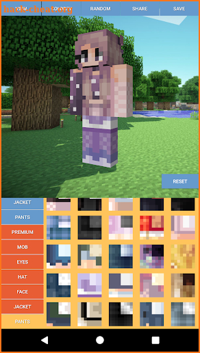 Custom Skin Editor Minecraft screenshot