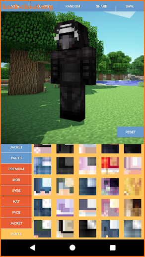 Custom Skin Editor Minecraft screenshot