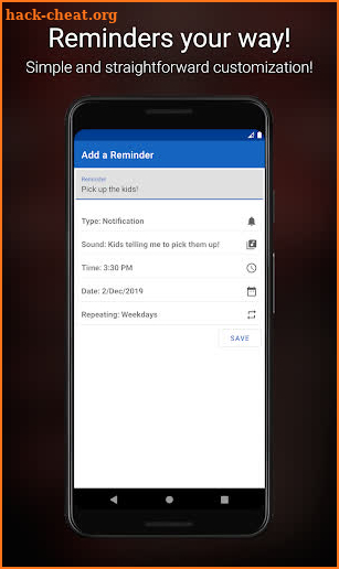 Custom To Do Reminder Notification and Alarm screenshot