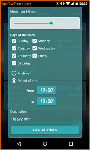Custom Weather Alerts screenshot