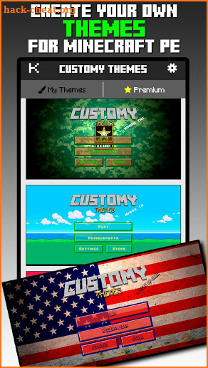 Customy Themes for Minecraft PE screenshot