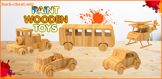 Cut & Paint Wood Toys Making screenshot