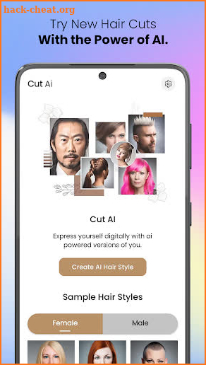 CutAI - AI Hair Style Changer screenshot