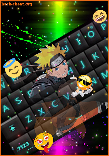 Cute 3D naruto Keyboard Theme screenshot
