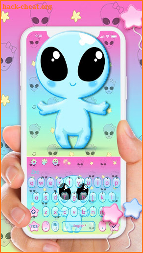 Cute Alien Keyboard screenshot