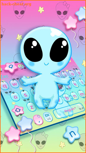Cute Alien Keyboard screenshot