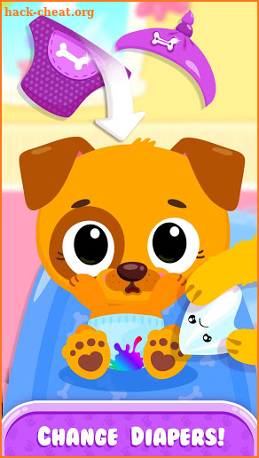 Cute & Tiny Baby Care - My Pet Kitty, Bunny, Puppy screenshot
