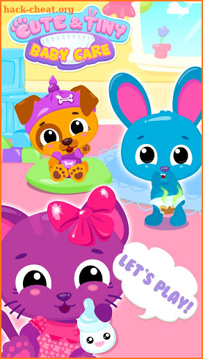 Cute & Tiny Baby Care - My Pet Kitty, Bunny, Puppy screenshot