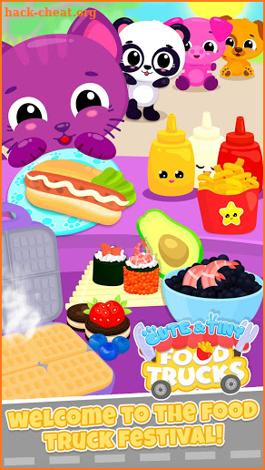 Cute & Tiny Food Trucks - Cooking with Baby Pets screenshot
