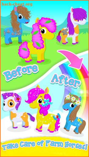Cute & Tiny Horses - Baby Pony Care & Hair Salon screenshot