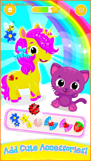 Cute & Tiny Horses - Baby Pony Care & Hair Salon screenshot