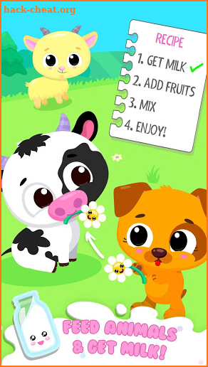 Cute & Tiny Milkshakes - Baby Fruit Smoothies screenshot