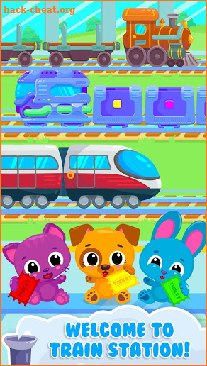 Cute & Tiny Trains - Choo Choo! Fun Game for Kids screenshot