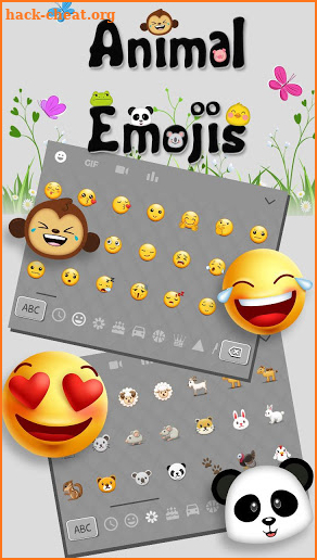 Cute Animal Emoji Keyboard screenshot