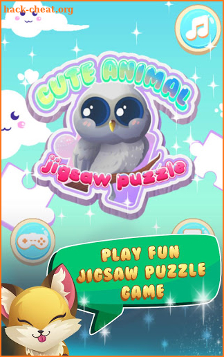 Cute Animal Jigsaw Puzzle Game for Kids screenshot