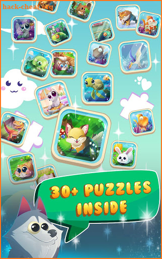 Cute Animal Jigsaw Puzzle Game for Kids screenshot
