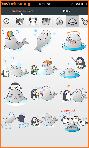 Cute Animal Stickers – Animal Faces & Cat Emojis screenshot