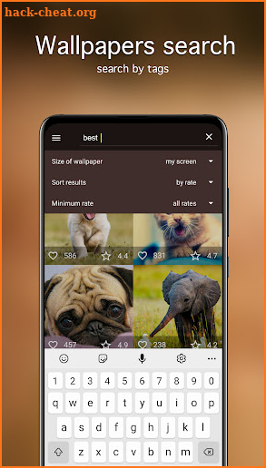 Cute Animal Wallpapers 4K screenshot