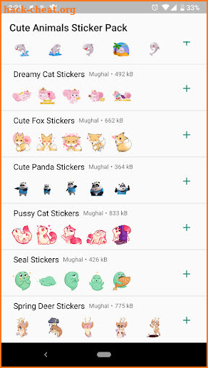 Cute Animals  Whatsapp StickerPack-WAStickerApps screenshot